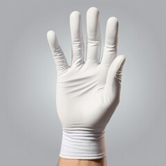 Obraz premium Cartoon Hands Pointing in Black and White Illustration