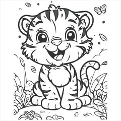 Cute Animal coloring book With kdp