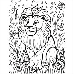 Cute Animal coloring book With kdp