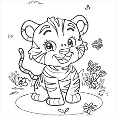Cute Animal coloring book With kdp