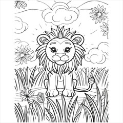 Cute Animal coloring book With kdp