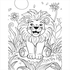 Cute Animal coloring book With kdp