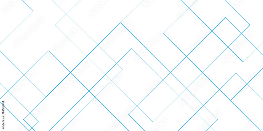 Poster abstract seamless random geometric colorful square lines pattern on a transparent background design.