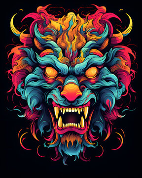 Shishi Lion Mask