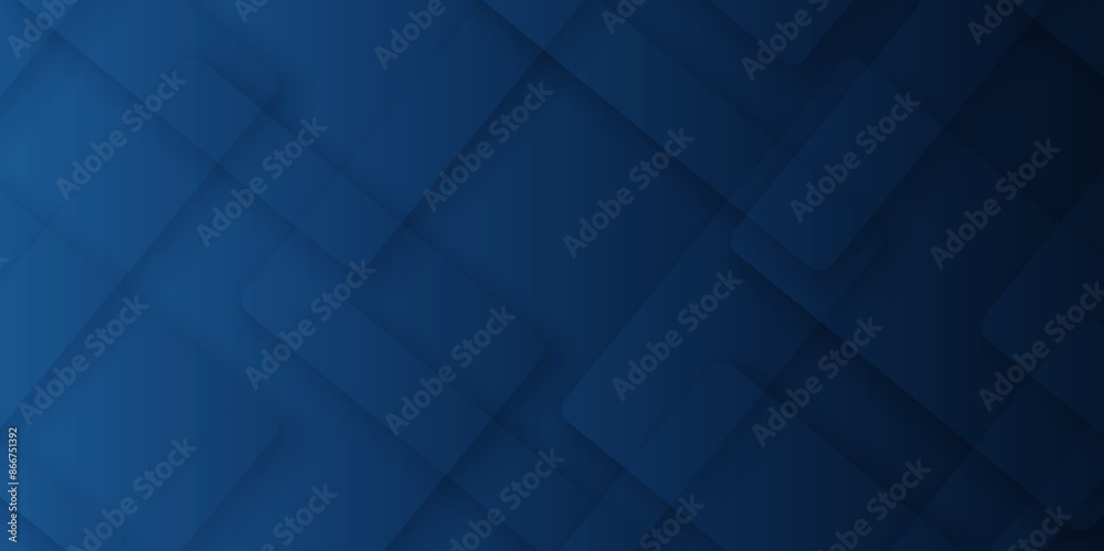 Poster abstract modern dark blue pattern geometric luxury gradient line background random square shape desi