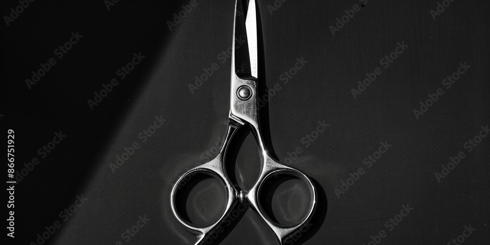 Poster A pair of scissors sitting on a table