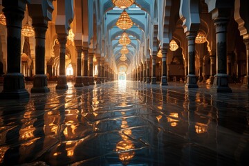 Esseira, Morocco, the mosque Moulay Hassan, a historical mosque., generative IA