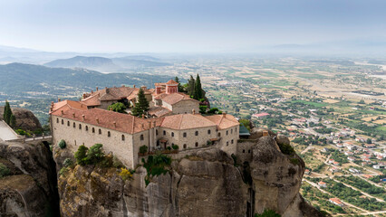The Meteora - important rocky monasteries complex in Greece.