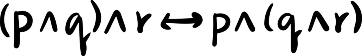 logical tautology identities law handwritten