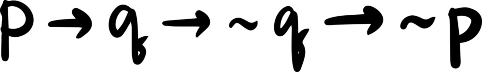 logical tautology identities law handwritten