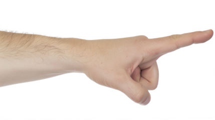 Pointing Finger Gesture, Clear Directive or Accusation Symbol