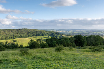 Fototapeta premium view from the haresfield beacon