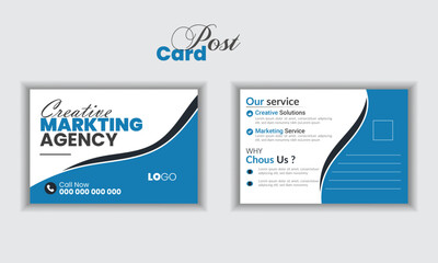 Business Post Card Design 