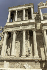Naklejka premium Ancient Roman Theatre in Merida, Spain