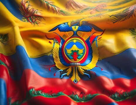 waving flag equador