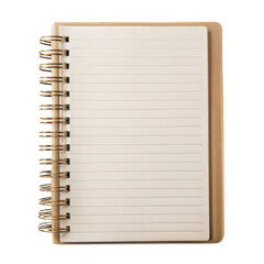 notebook isolated on transparent background