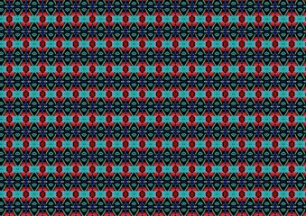 seamless knitted pattern