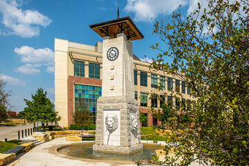 clock tower in the city