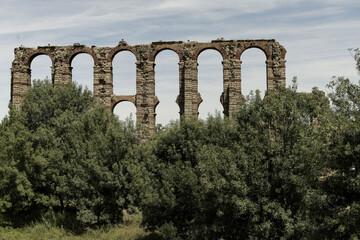 Roman Aqueduct of Miracles in Merida, Spain