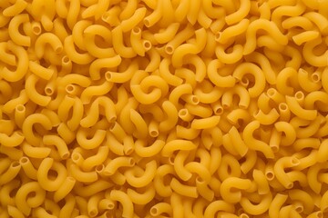 Dry uncooked cavatappi or cellentani pasta as a background