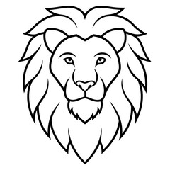 lion head illustration