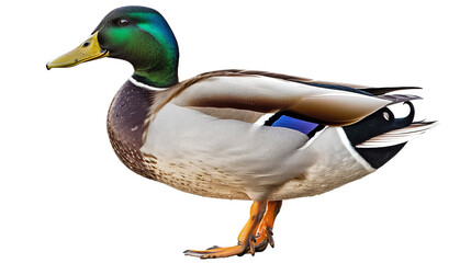 Obraz premium Isolated Mallard duck