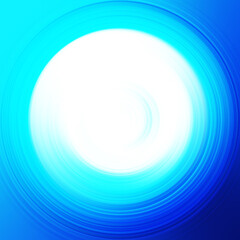 Colorful radial motion effect. Abstract rounded background. Color curves and sphere.