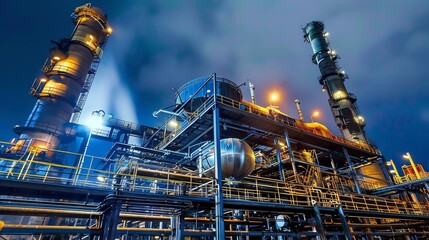 Fototapeta premium oil refinery enterprise