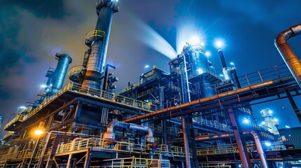 Fototapeta premium oil refinery enterprise