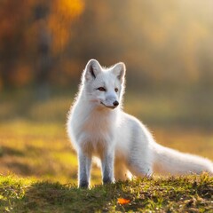 Obraz premium White Fox