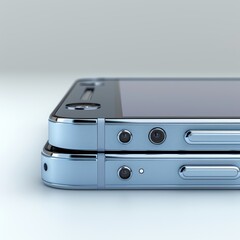 Smartphone on white background