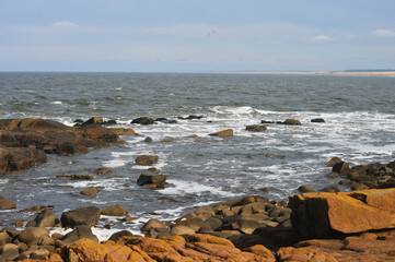 Seaside in Cabo Polonio in Uruguay