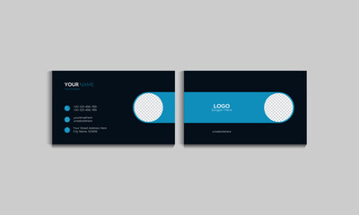 Obraz premium Unique Business Card Design, Modern Business Card or Visiting Card Design Concept