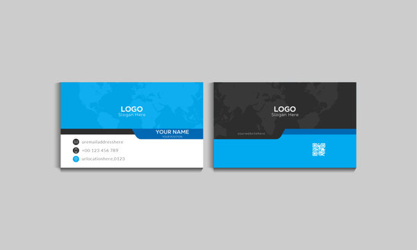 Modern Business Card or Visiting Card Design, Unique Business Card Design