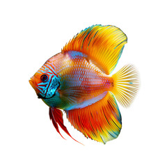 Fototapeta premium discus fish isolated on white