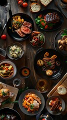 Embark a culinary adventure with tantalizing images of gourmet cuisine exotic dishes and culinary delights from around the world satisfying the palate and tantalizing the senses