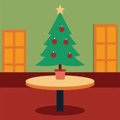 A sprig of a Christmas tree vector
