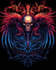Phoenix Skull