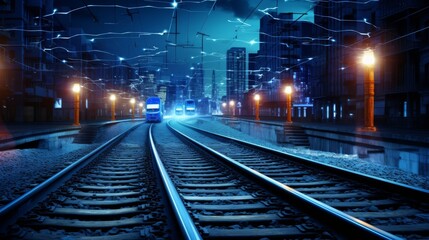 Integration of railway and technology in a modern traffic network for enhanced connectivity