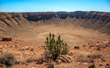 Meteor Crater Natural Landmark, Near Flagstaff, Arizona