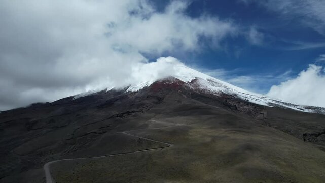 Cotopaxi volcano above Quito Ecuador