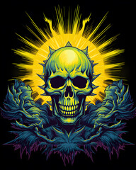 Skull and Sun lurked in the shadows