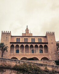 Fototapeta premium Royal Palace of La Almudaina in Palma, Mallorca, Spain