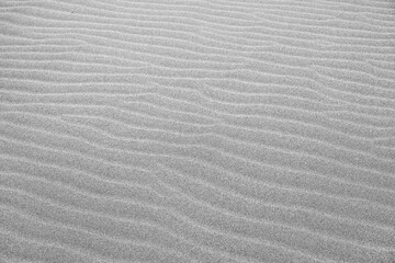 Obraz premium This monochromatic image captures the serene and minimalist beauty of rippled sand patterns, creating a peaceful and textured visual experience.