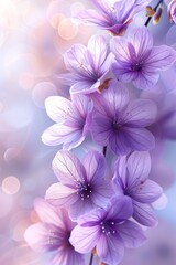 Elegant Purple Flowers in Bloom