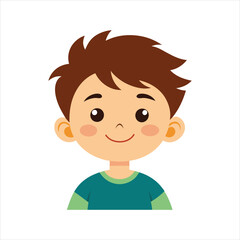 happy smiling child vector Flamingo