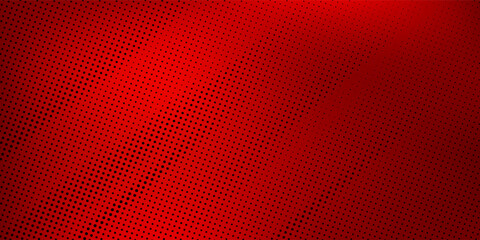 Dark red tech minimal background with abstract stripes and dots. Vector illustration