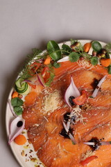 Restaurant menu food wine drink specials meat fish carpaccio sashimi delicious soup sauce 