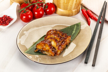 Grilled eel with unagi sauce