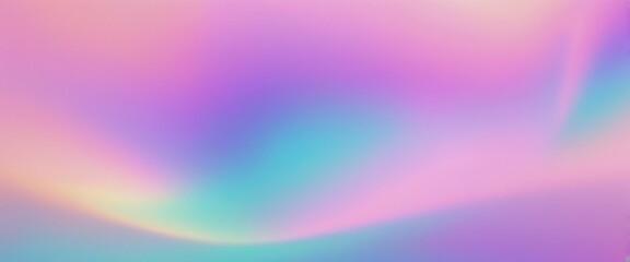 Obraz premium 4K Beautiful color gradient Dreamy pastel holographic blurred gr